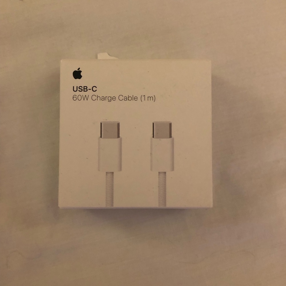 Apple USB‑C 60W Charge Cable - White